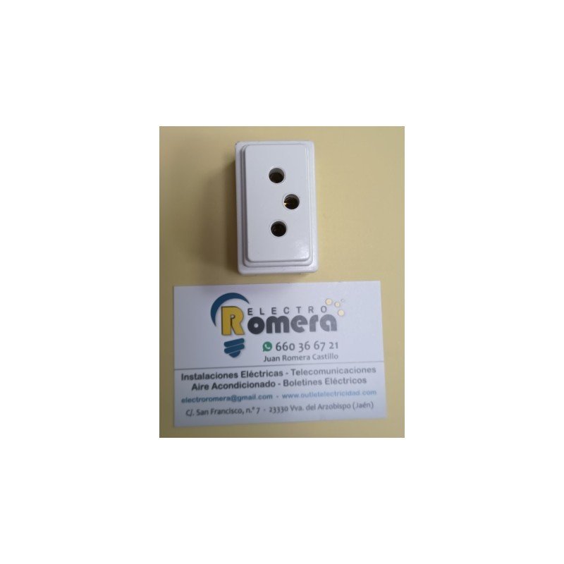 BASE ENCHUFE II + TT BJC METROPOLIS 3166-G MODELO ANTIGUO GRIS