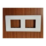 PLACA 2 ELEMENTOS ANCHOS EUNEA EUROPOLI 3076N-B BLANCA