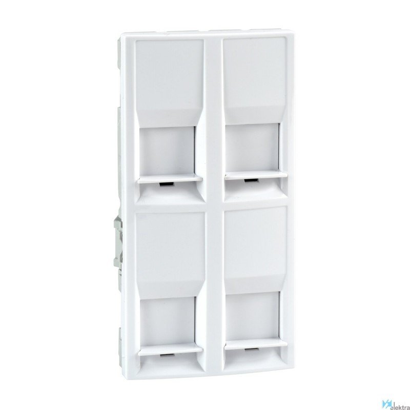 SCHNEIDER U9.463.18 UNICA Tapa 4xRJ45 (Universal)