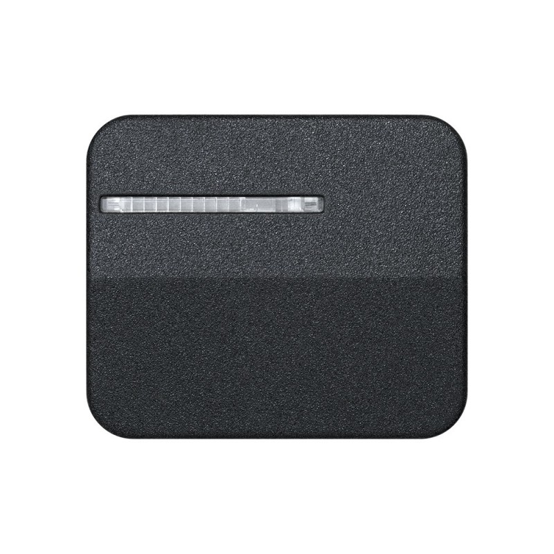 SIMON 75011-38 TECLA CON VISOR LUMINOSO TRANSPARENTE GRAFITO SIMON 75