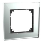 Merten 489160 M-PLAN real glass frame, Diamond Silver [Energy Class B]