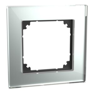 Merten 489160 M-PLAN real glass frame, Diamond Silver [Energy Class B]