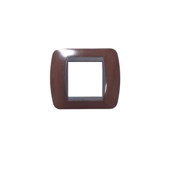 PLACA 2 MODULOS ESTRECHOS LIVING INTERNACIONAL BAKELITA L4802BK