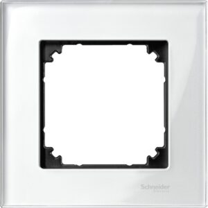 Marco 1 elem. elegance cristal Blanco MTN404119