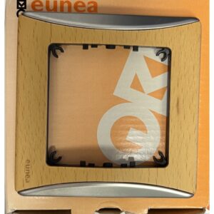 MARCO 1 ELEMENTO HAYA/CROMO SM-180 MADERA + EMBELLECEDOR 70452.M138