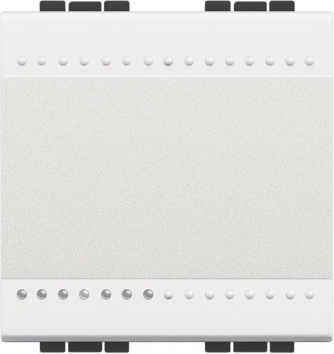 N4001M2A Bticino livinglight - Interruptor 1 polo 16a 2 módulos blanco