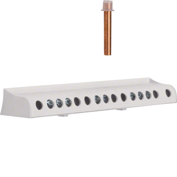 KJ15NB Barra de neutro suplementaria, 125A, 1x35 + 3x25/11x10 mm² HAGER