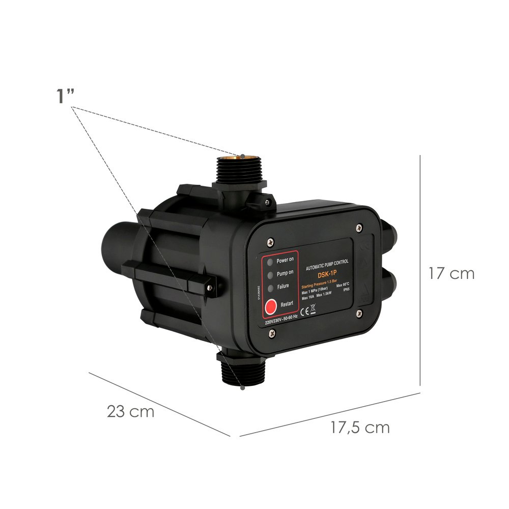 Cabezal / Regulador Electronico Para Grupo de Presion 1,5 / 2,2 Bares 2 Cabezal / Regulador Electronico Para Grupo de Presion 1,5 / 2,2 Bares