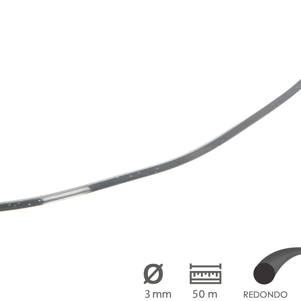 Hilo Nylon/Aluminio Redondo Profesional Ø 3,0 mm. (Rollo 50 metros) 3 Hilo Nylon/Aluminio Redondo Profesional Ø 3,0 mm. (Rollo 50 metros)