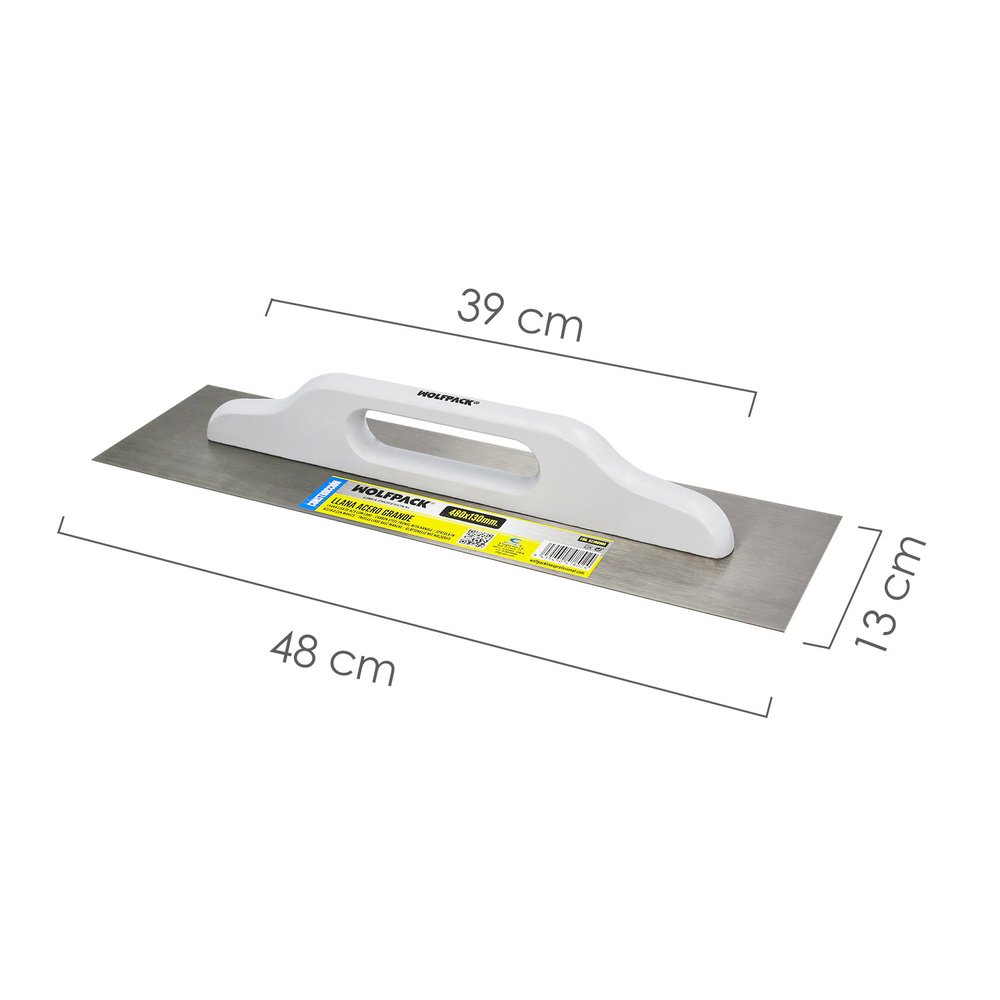 Llana Acero Grande 480x130 mm. 2 Llana Acero Grande 480x130 mm.