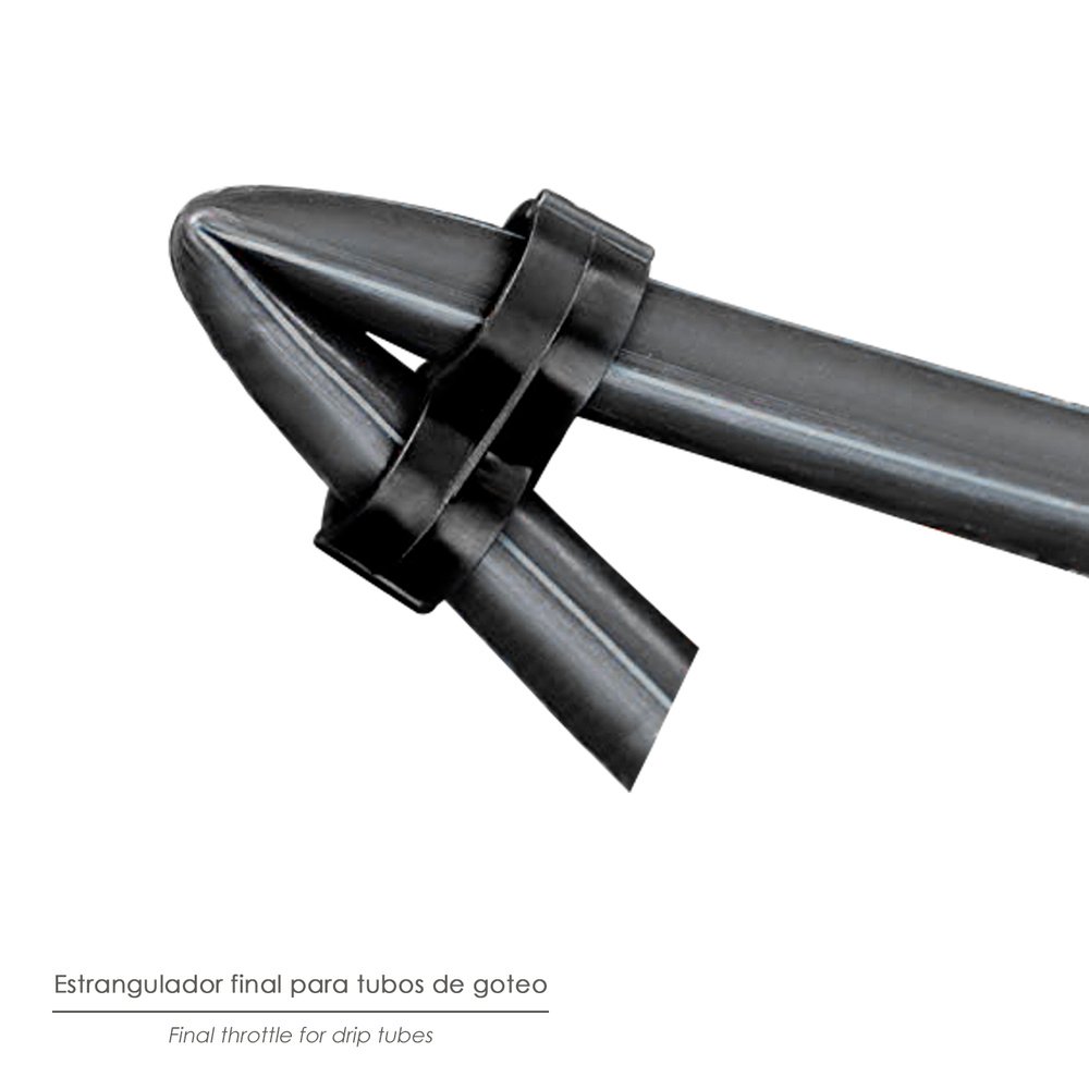 Estrangulador Final Para Tuberias Goteo Ø 16 mm. (Bolsa 100 Piezas) Riego Por Goteo, Microaspersión, Riego Por Nebulizacion 5 Estrangulador Final Para Tuberias Goteo Ø 16 mm. (Bolsa 100 Piezas) Riego Por Goteo, Microaspersión, Riego Por Nebulizacion