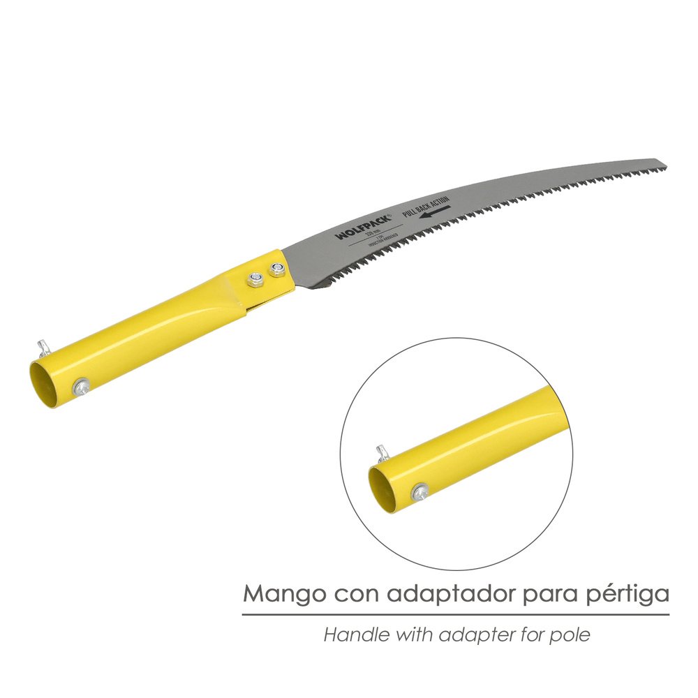 Serrucho Podar Curvo Para Pertiga JP 330 mm.