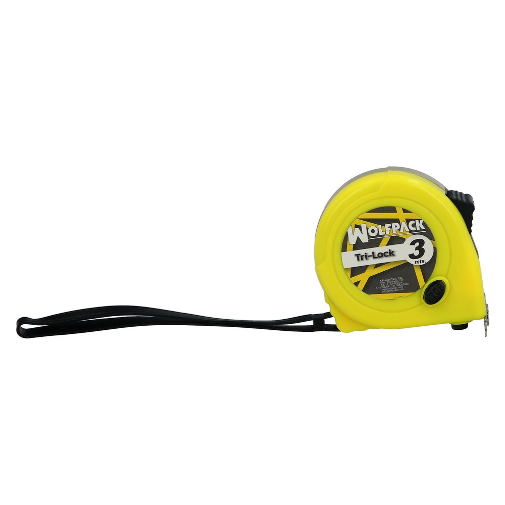Flexometro Magnético Amarillo Con Freno  3 Metros / 16 mm.
