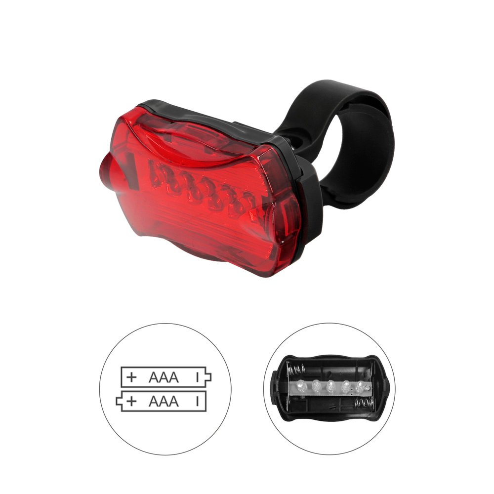 Kit Luces Led Delantera y Trasera Para Bicicleta / Patinete. Funcionamiento a Pilas. 6 Kit Luces Led Delantera y Trasera Para Bicicleta / Patinete. Funcionamiento a Pilas.