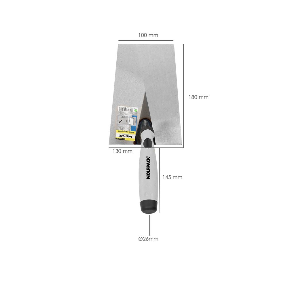 Paleta Wolfpack Plus Mango de Goma 341-b/180 mm. 3 Paleta Wolfpack Plus Mango de Goma 341-b/180 mm.