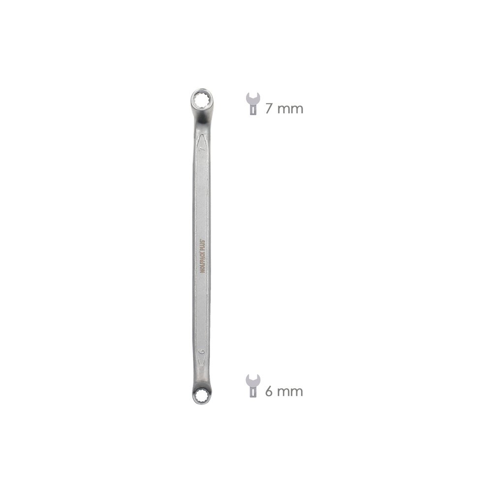 Llave Estrella Acodada Plus Acero Cromo Vanadio
