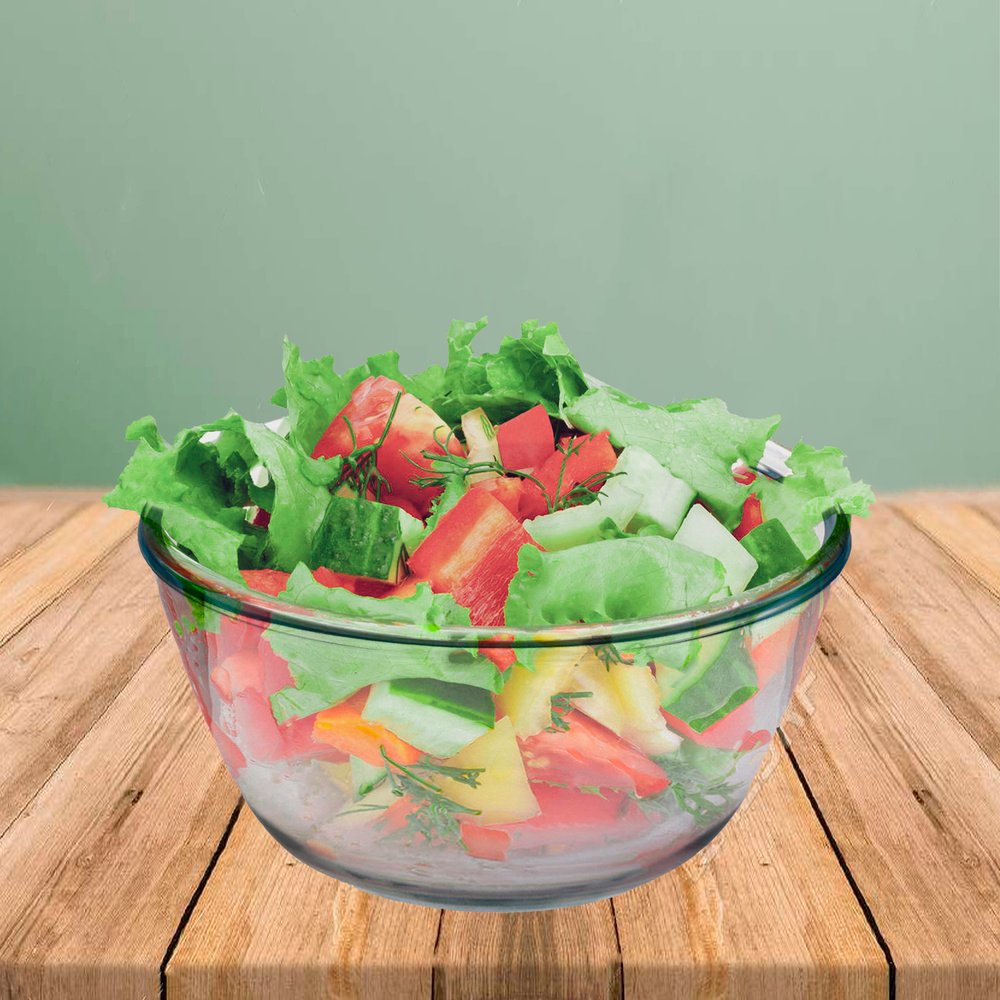 Bol De Cristal, Ideal Para Mezclas. 1.5 Litros. Libre BPA, Cristal De Borosilicato.Ensaladas, Postres, Cocina, Resposteria 4 Bol De Cristal, Ideal Para Mezclas. 1.5 Litros. Libre BPA, Cristal De Borosilicato.Ensaladas, Postres, Cocina, Resposteria