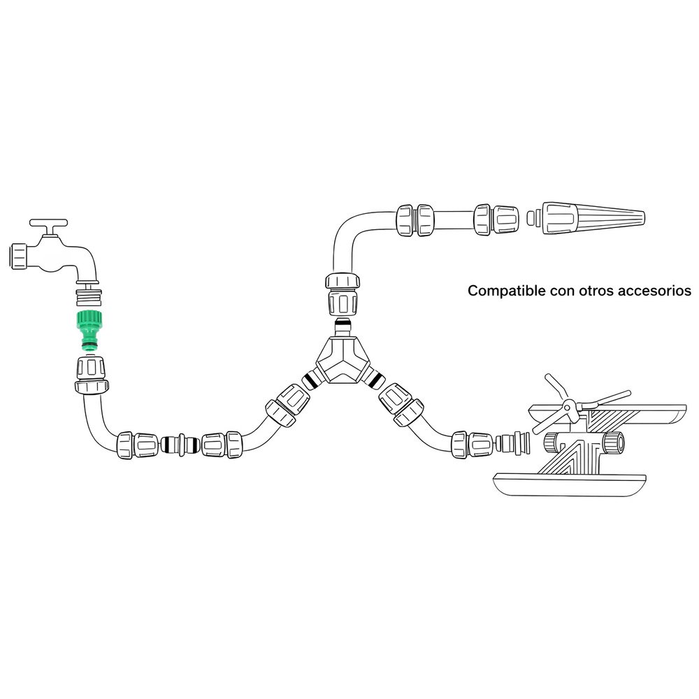 Adaptador Manguera Plastico