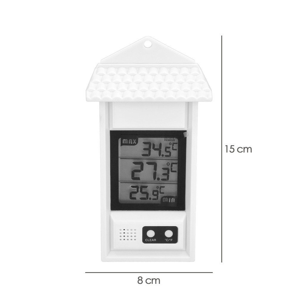 Termometro Digital Interiores / Exteriores Con Indicador De Temperatura Maxima y Minima