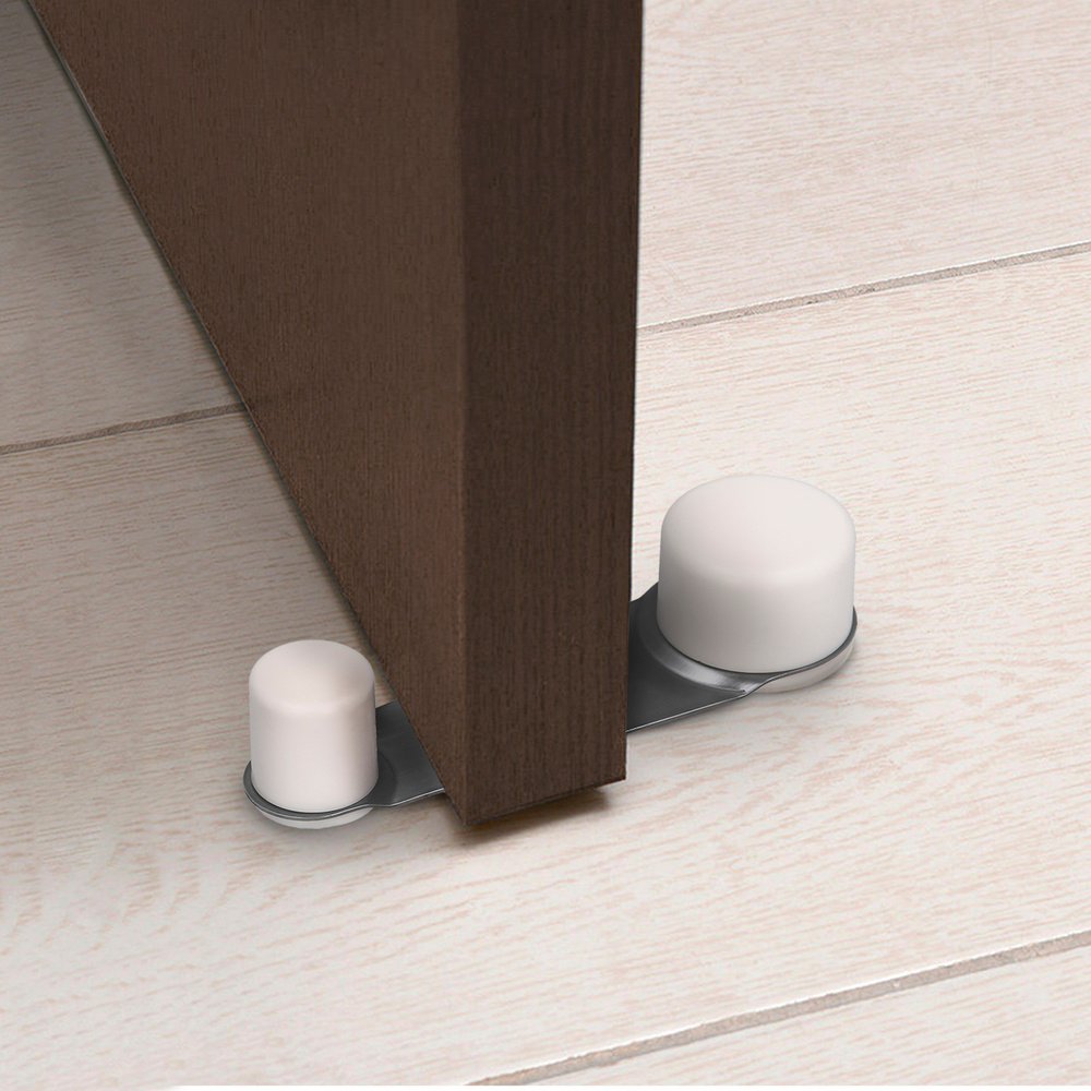 Tope Puerta Adhesivo con Retenedor Blanco 3 Tope Puerta Adhesivo con Retenedor Blanco