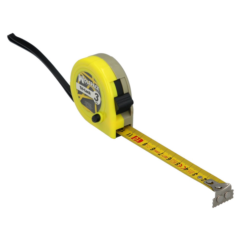 Flexometro Magnético Amarillo Con Freno  3 Metros / 16 mm.