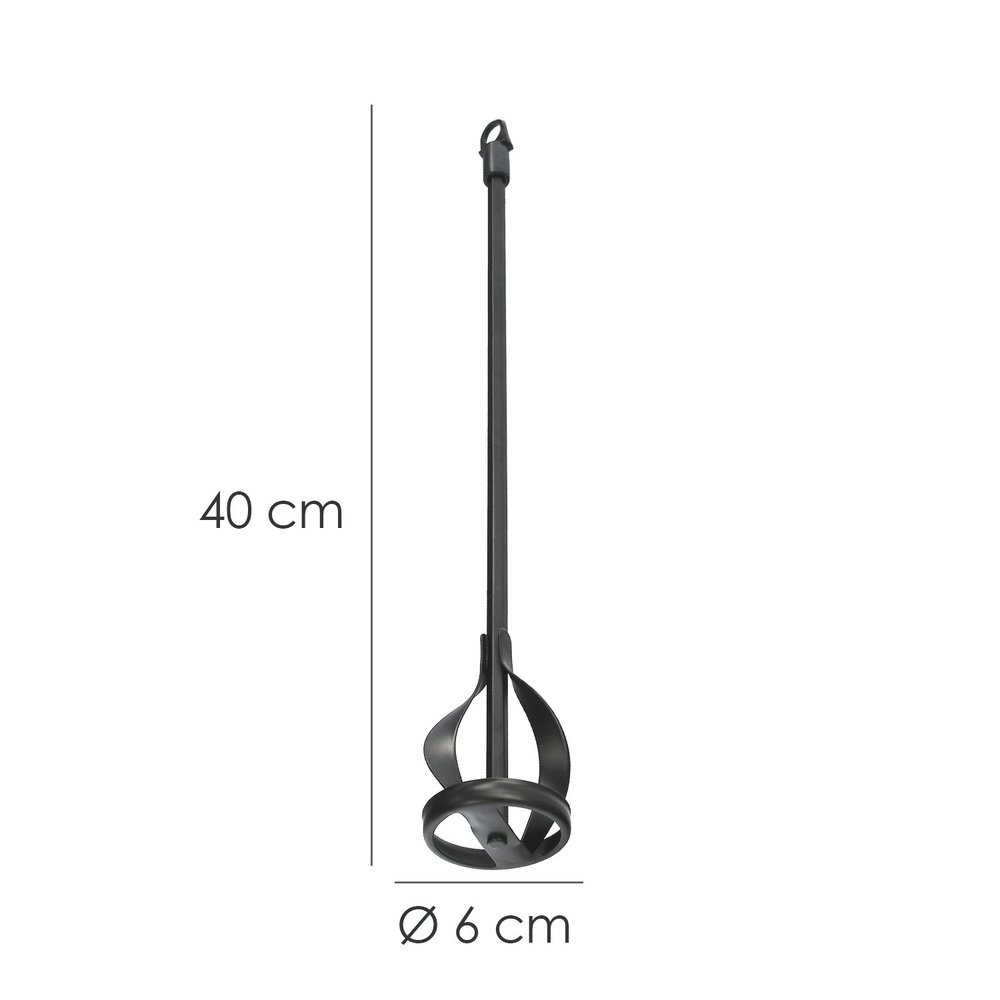 Mezclador Pinturas Para Taladro Ø 60 x 400 mm. Mezclador / Agitador Pinturas, Cemento, Yeso 2 Mezclador Pinturas Para Taladro Ø 60 x 400 mm. Mezclador / Agitador Pinturas, Cemento, Yeso