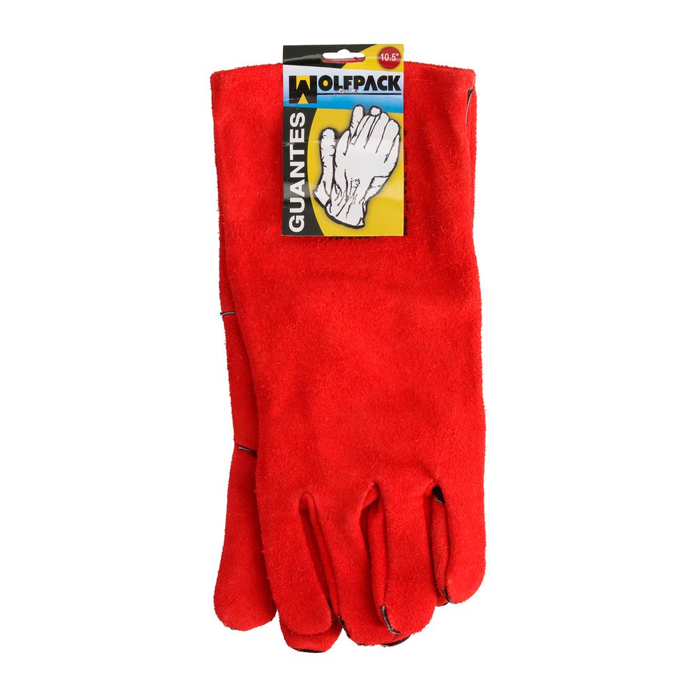 Guantes Soldar Denso Rojo Largo