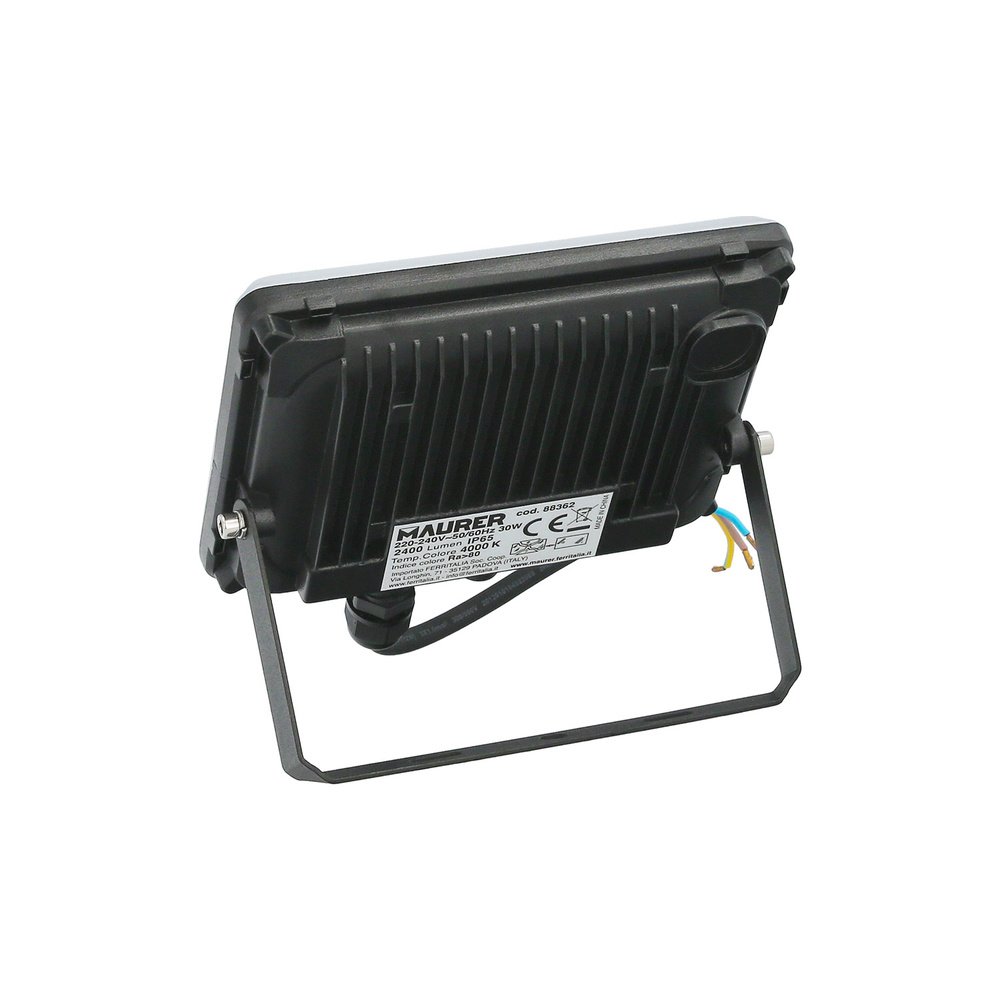 Foco Led Plano  30 Watt. 2700 Lumens. Luz blanca 4000ºK Protección IP65. Cuerpo Aluminio