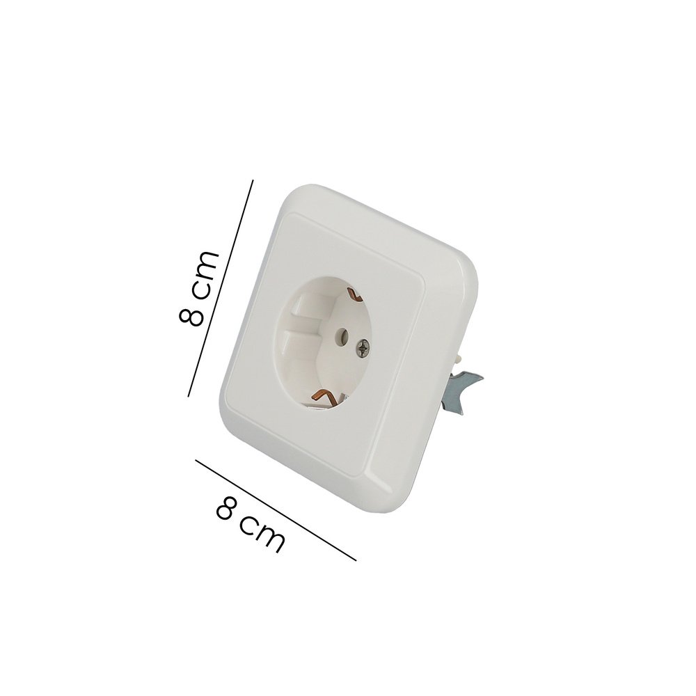 Base Empotrar Blanco 2 Base Empotrar Blanco