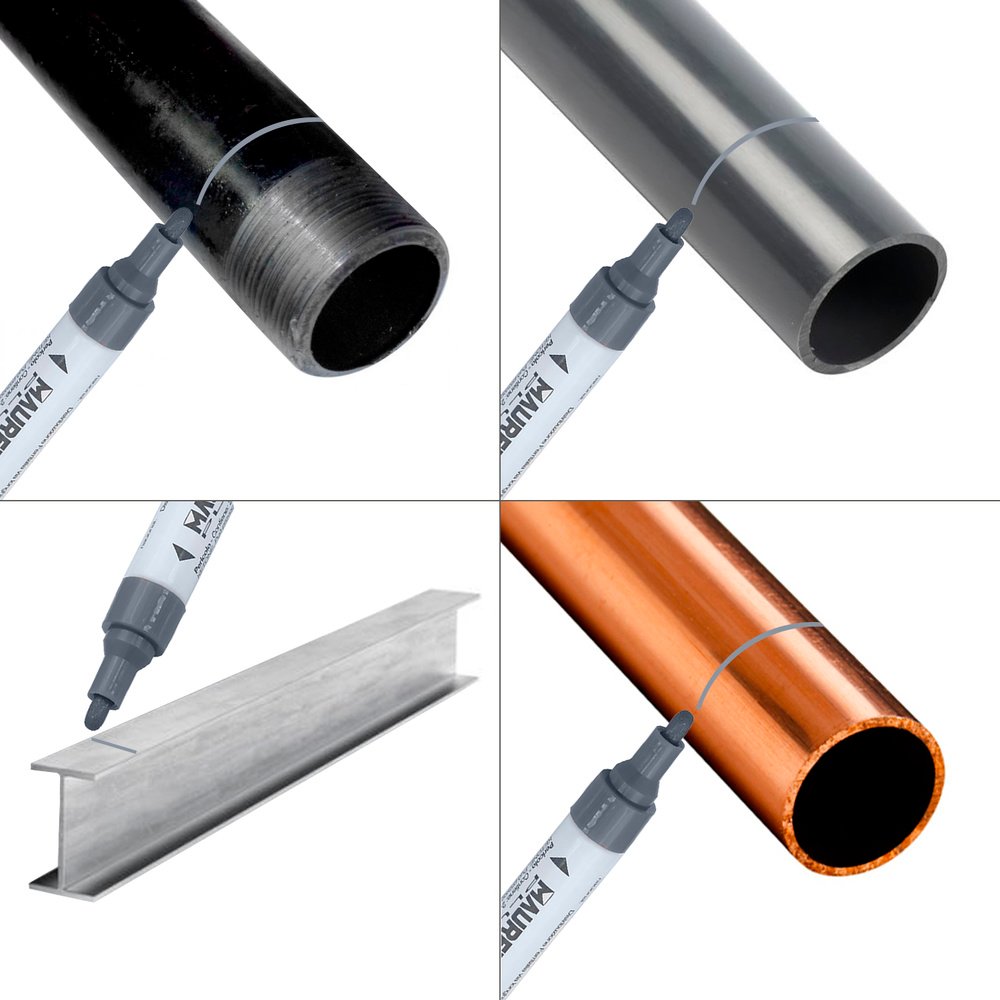 Rotulador Marcador Obra Profesional Pintura Permanente Plata 4 Rotulador Marcador Obra Profesional Pintura Permanente Plata