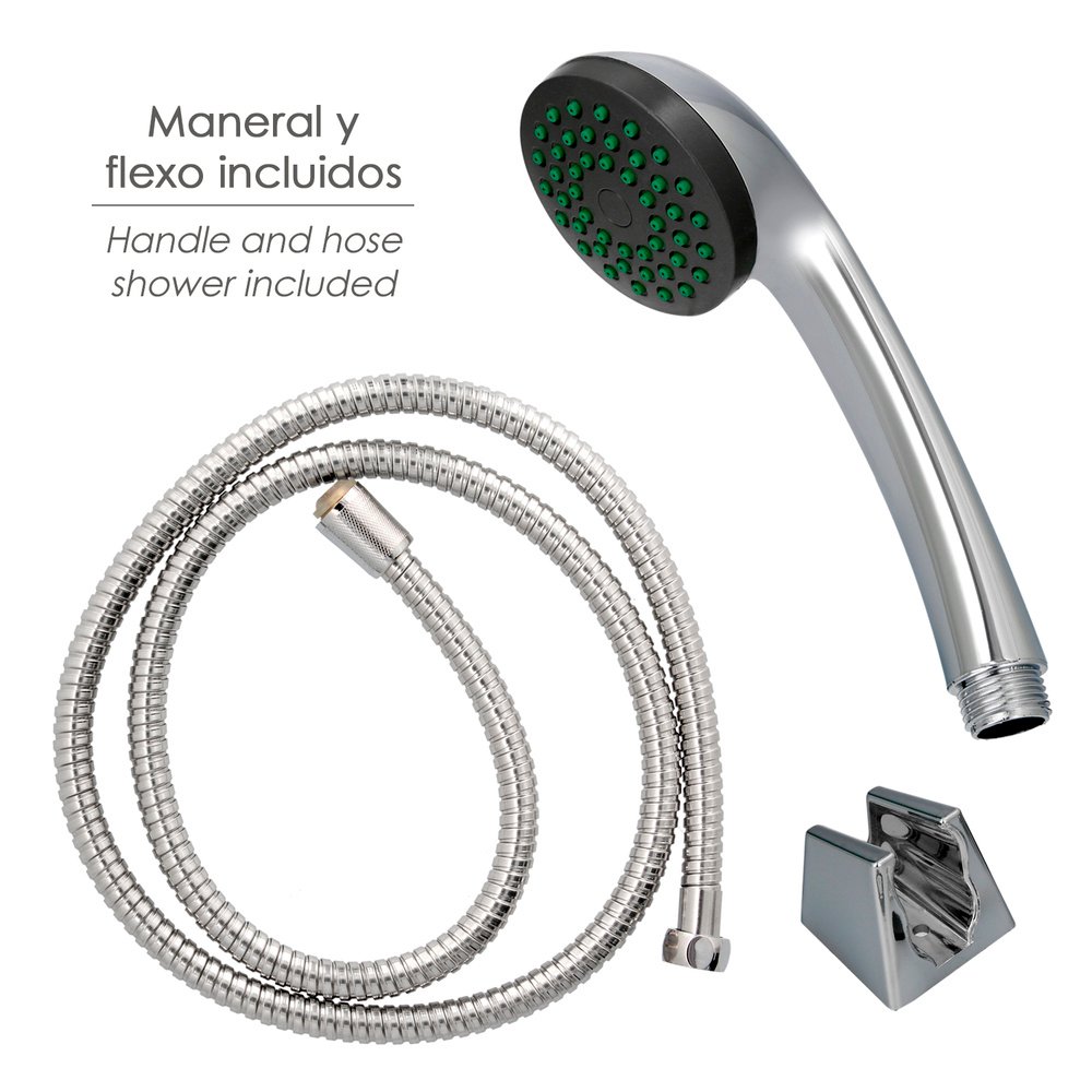 Monomando Ducha "Hamburgo" Grifo Baño, Grifo Encimera, Grifo Cocina, Grifo Mezclador. Cartucho Ceramico Ø 35 mm. 2 Monomando Ducha "Hamburgo" Grifo Baño, Grifo Encimera, Grifo Cocina, Grifo Mezclador. Cartucho Ceramico Ø 35 mm.