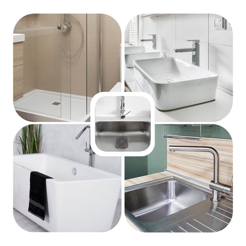 Protector Desagüe Silicona Cocina Baño 145 x 145 mm. 6 Protector Desagüe Silicona Cocina Baño 145 x 145 mm.