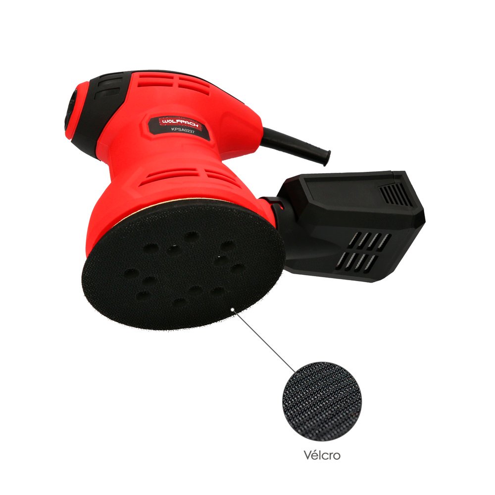Lijadora Wolfpack Orbital 240 Watt. Lijadora Multifunción. Decapado, Lijado, Eliminar Oxido, Disco Ø 125 mm. 4 Lijadora Wolfpack Orbital 240 Watt. Lijadora Multifunción. Decapado, Lijado, Eliminar Oxido, Disco Ø 125 mm.