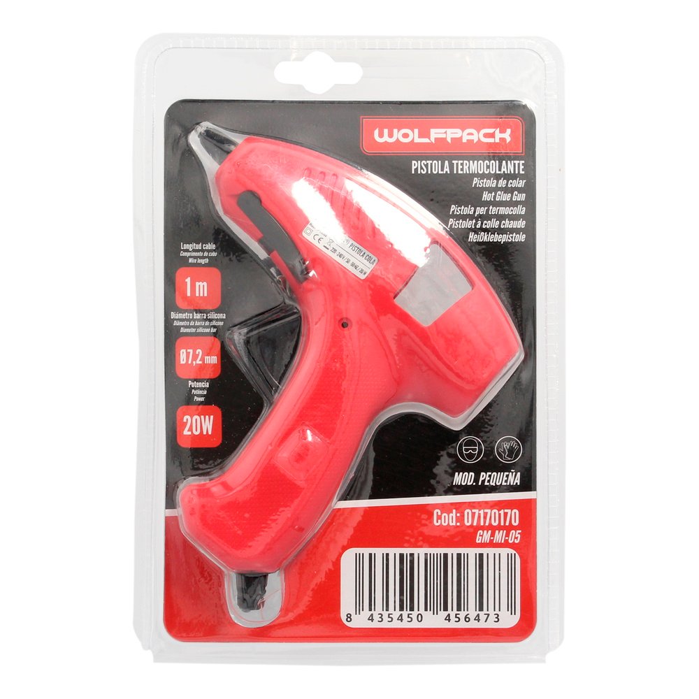 Pistola Termocolante Wolfpack-IDE 20w/ 7,5 mm Pequeña 4 Pistola Termocolante Wolfpack-IDE 20w/ 7,5 mm Pequeña