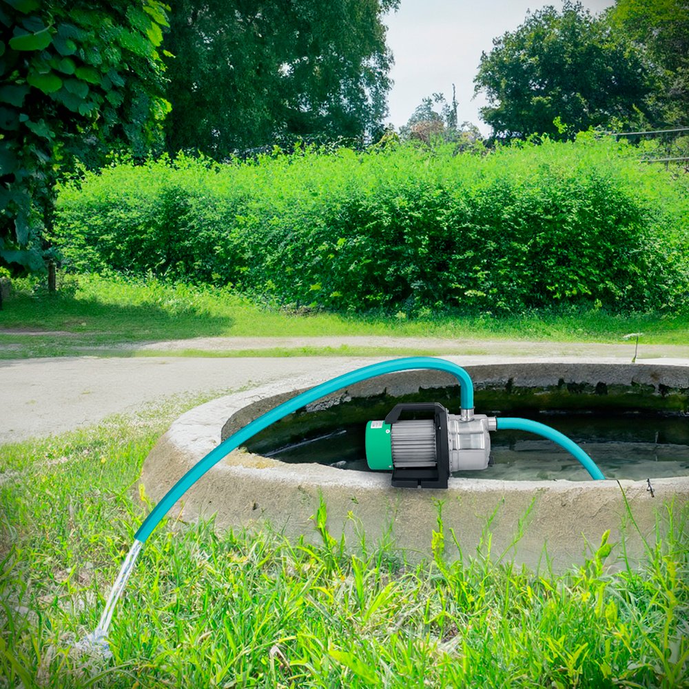 Bomba Aguas Limpias Superficie Acero Inoxidable 1.300 W. 5.000 lts/hora, Profundidad 8 Mts Elevación 50 mts. Presion Max: 5 Bar 7 Bomba Aguas Limpias Superficie Acero Inoxidable 1.300 W. 5.000 lts/hora, Profundidad 8 Mts Elevación 50 mts. Presion Max: 5 Bar