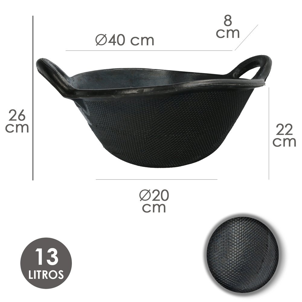 Espuerta Goma Spart Wolfpack   13 l.