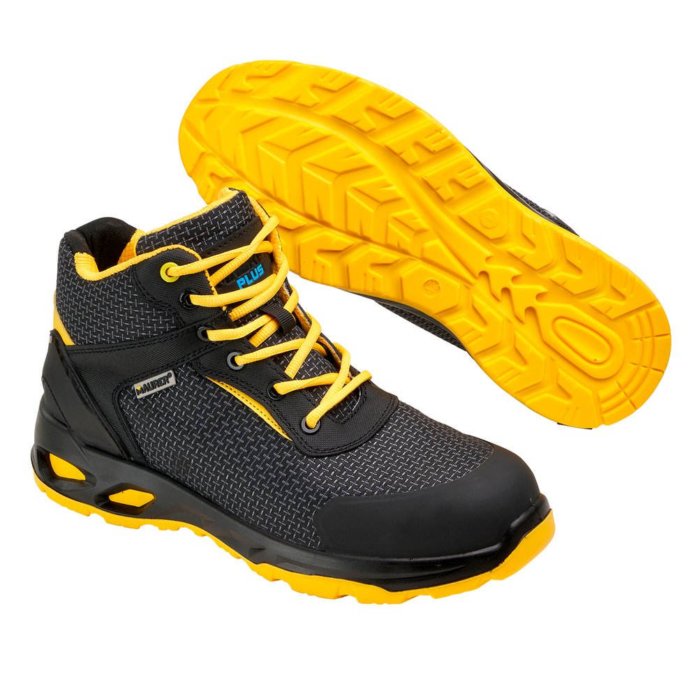 Botas Seguridad Maurer S3 Modelo Amerina Antideslizante con Suela Resistente a los Hidrocarburos. Talla