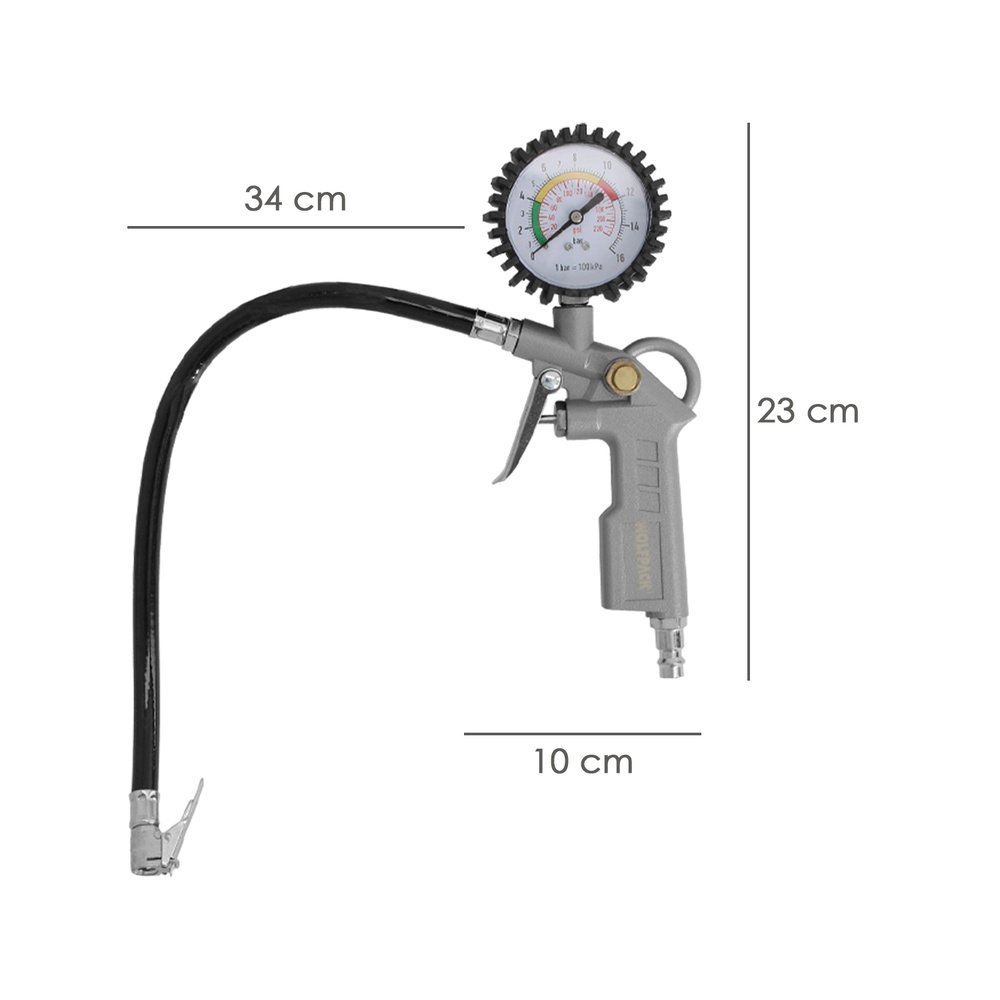 Pistola Para Inflado De Neumáticos Con Manometro, Inflador de Neumaticos, Pistola Aire Comprimido Neumaticos, Pistola Compresor 2 Pistola Para Inflado De Neumáticos Con Manometro, Inflador de Neumaticos, Pistola Aire Comprimido Neumaticos, Pistola Compresor