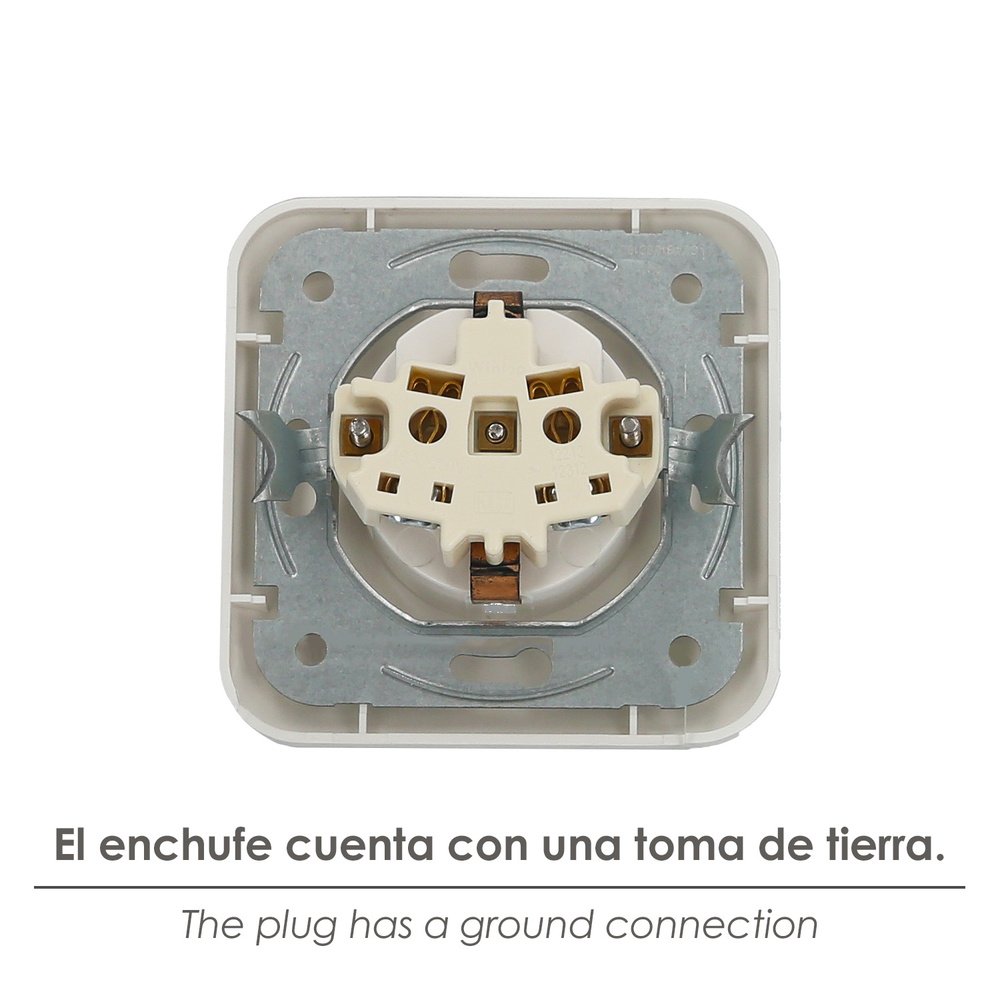 Base Empotrar Blanco 3 Base Empotrar Blanco