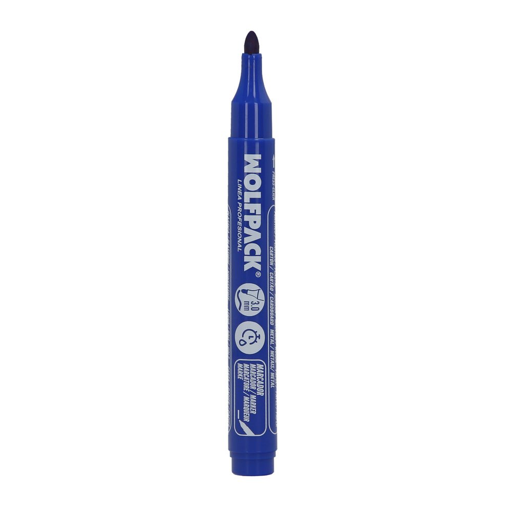 Rotulador Permanente Profesional Azul. 5 Rotulador Permanente Profesional Azul.