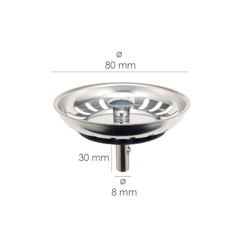 Tapon Valvula Cesta Para Fregadero, Inoxidable T-93bm-115 1 1/2 2 Tapon Valvula Cesta Para Fregadero, Inoxidable T-93bm-115 1 1/2