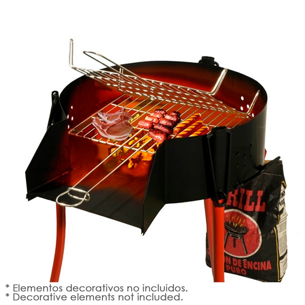 Barbacoa Rustica Multiusos Ø 60 cm. Valida Para Carbon, Leña y Paelleros. 3 Barbacoa Rustica Multiusos Ø 60 cm. Valida Para Carbon, Leña y Paelleros.