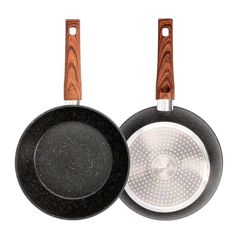 Sarten Aluminio Forjado Antiadherente Ø 24 x 7 cm. Mango Engomado / 5 capas / Acabado Piedra / Apta Para Todo Tipo de Cocinas 3 Sarten Aluminio Forjado Antiadherente Ø 24 x 7 cm. Mango Engomado / 5 capas / Acabado Piedra / Apta Para Todo Tipo de Cocinas