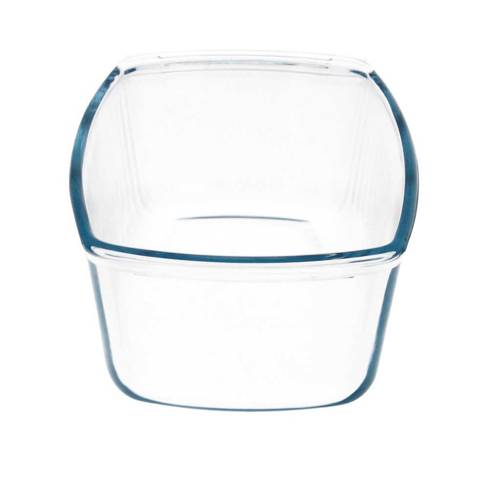 Fuente Cristal Para Horno, 1.5 Litros, Molde Especial Reposteria, 27x14x7 cm.