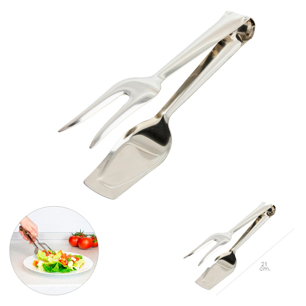 Pinzas Para Servir Acero Inoxidable 21 cm. Ideal para la cocina, servir ensaladas, servir carnes, pescados, etc. 2 Pinzas Para Servir Acero Inoxidable 21 cm. Ideal para la cocina, servir ensaladas, servir carnes, pescados, etc.