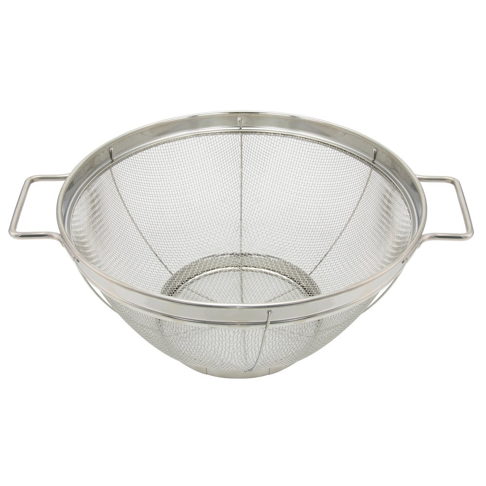 Escurridor Malla Acero Inoxidable Con Asas Ø 22 cm. 2 Escurridor Malla Acero Inoxidable Con Asas Ø 22 cm.
