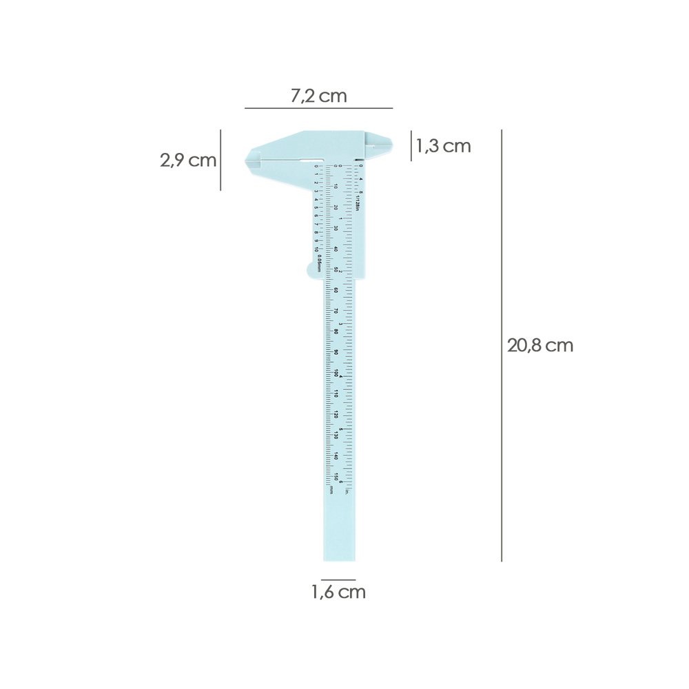 Calibre Plastico 150mm.
