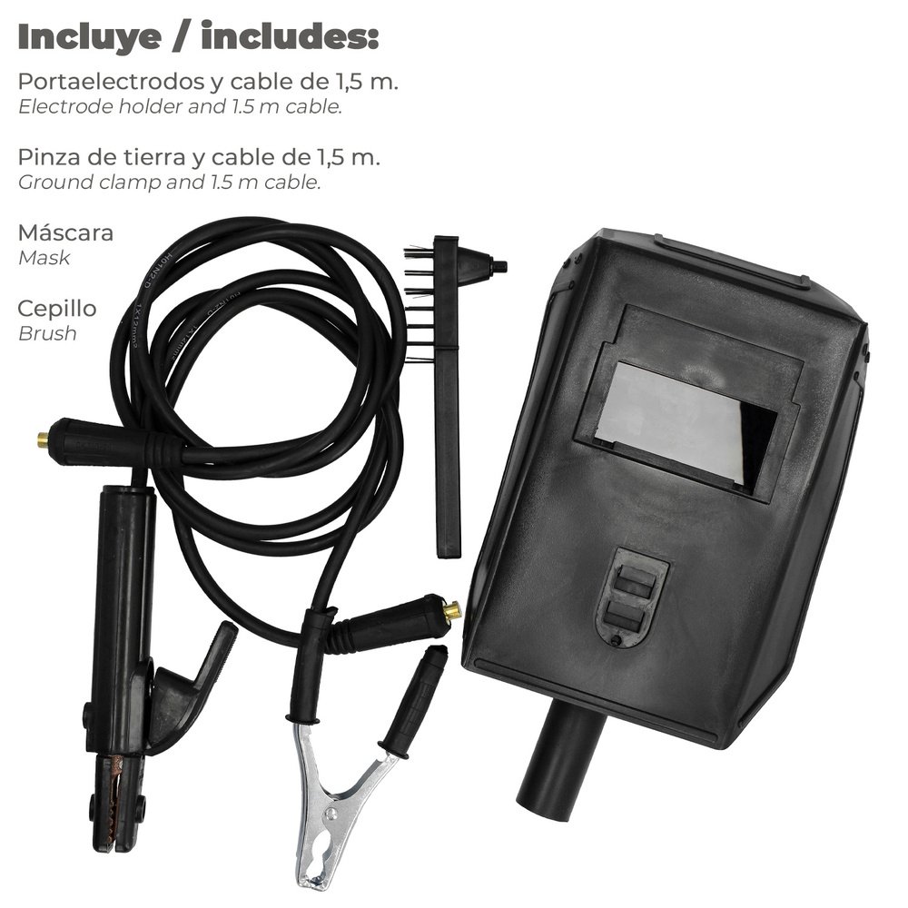 Soldadura Inverter Wolfpack 10-200 A 3 Soldadura Inverter Wolfpack 10-200 A
