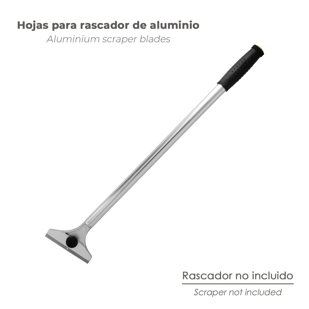 Hoja Recambio Rascador Mango Metalico 10 Cm (Estuche De 10 Piezas) 4 Hoja Recambio Rascador Mango Metalico 10 Cm (Estuche De 10 Piezas)