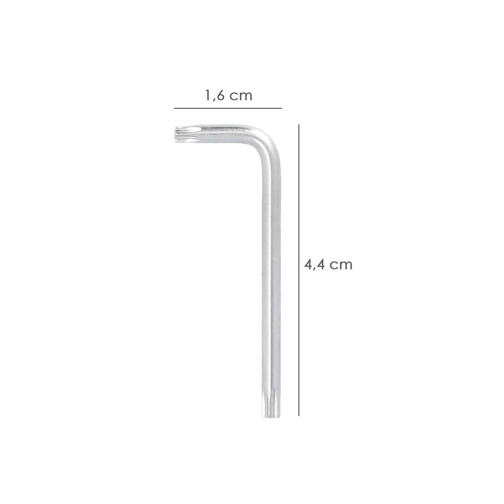 Llave Torx Inviolable Standar Acero Cromo Vanadio Profesional T